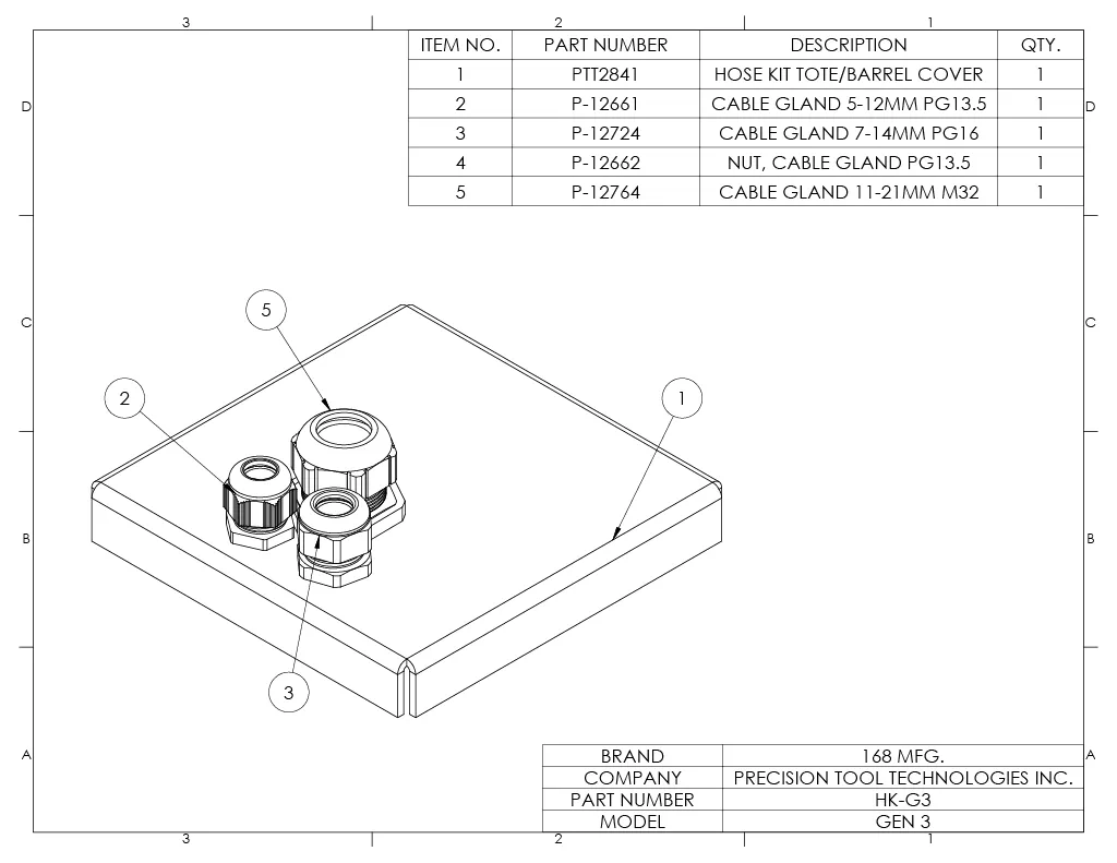 Coolant Tote/Barrel Entry Adapter